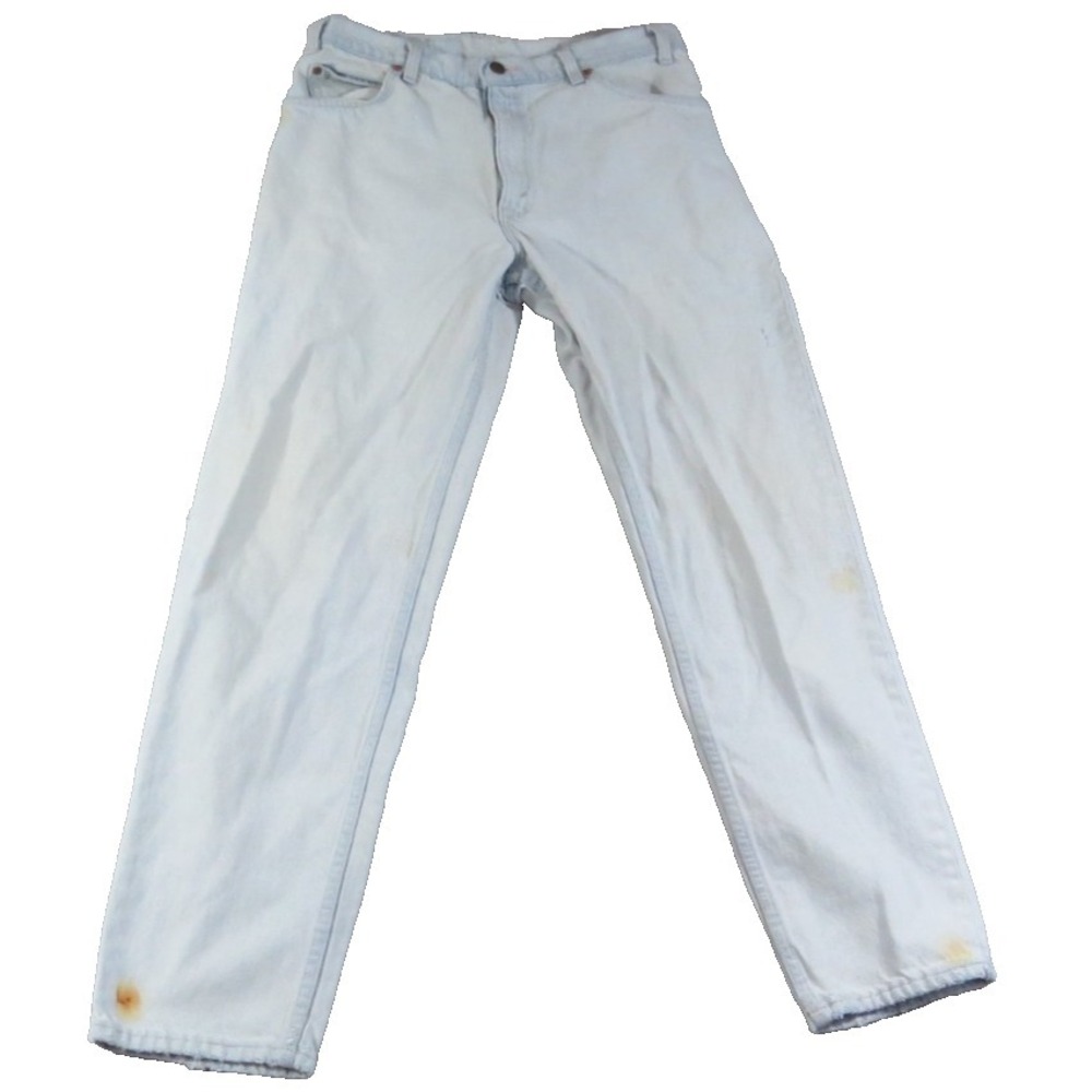 Vtg Levis 550 Mens 34x32 USA Orange Tab Relaxed Fit Tapered Leg Denim Jeans Used